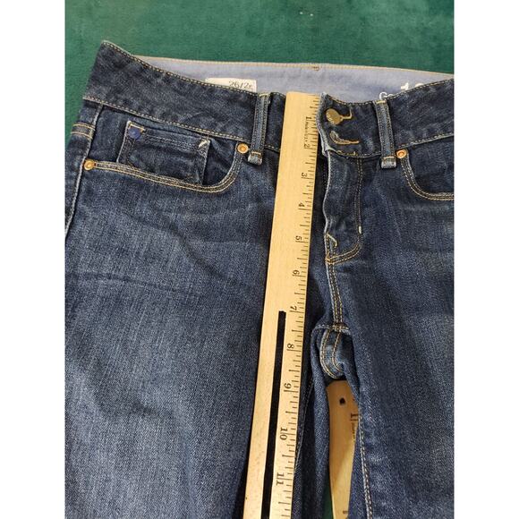 Gap Jeans Size 2 Petite Womens Blue Stretch Pants Denim Mid Rise Perfect Bootcut - Picture 8 of 13